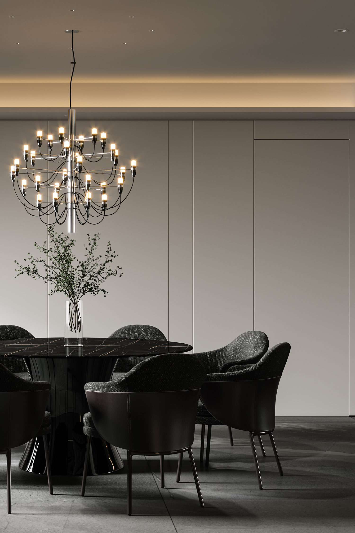 现代简约平层空间丨左舍-23