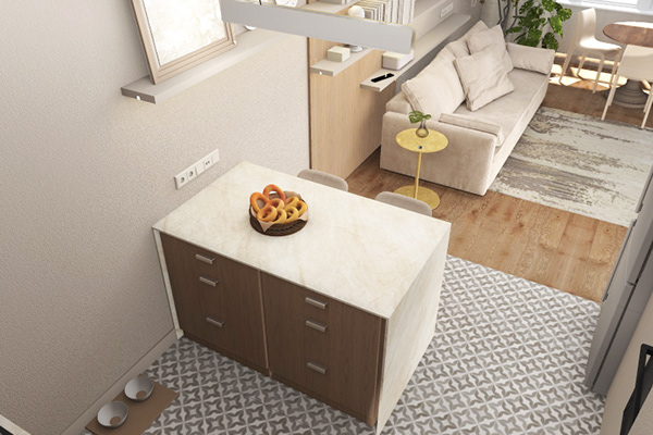 Design project of an apartment on Richkova Street-27