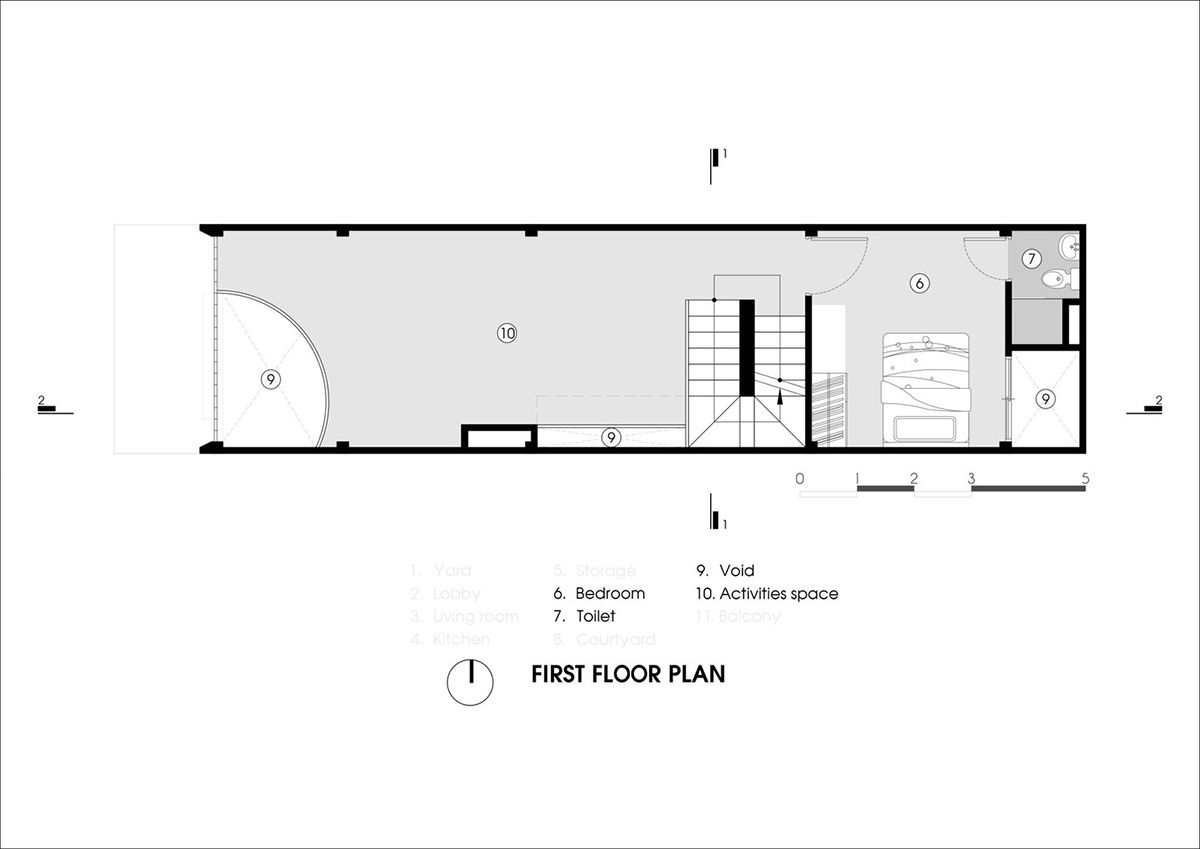 Ngôi nhà phố ấn tượng với mặt tiền bằng gạch kính | ZenVillas Vietnam-38