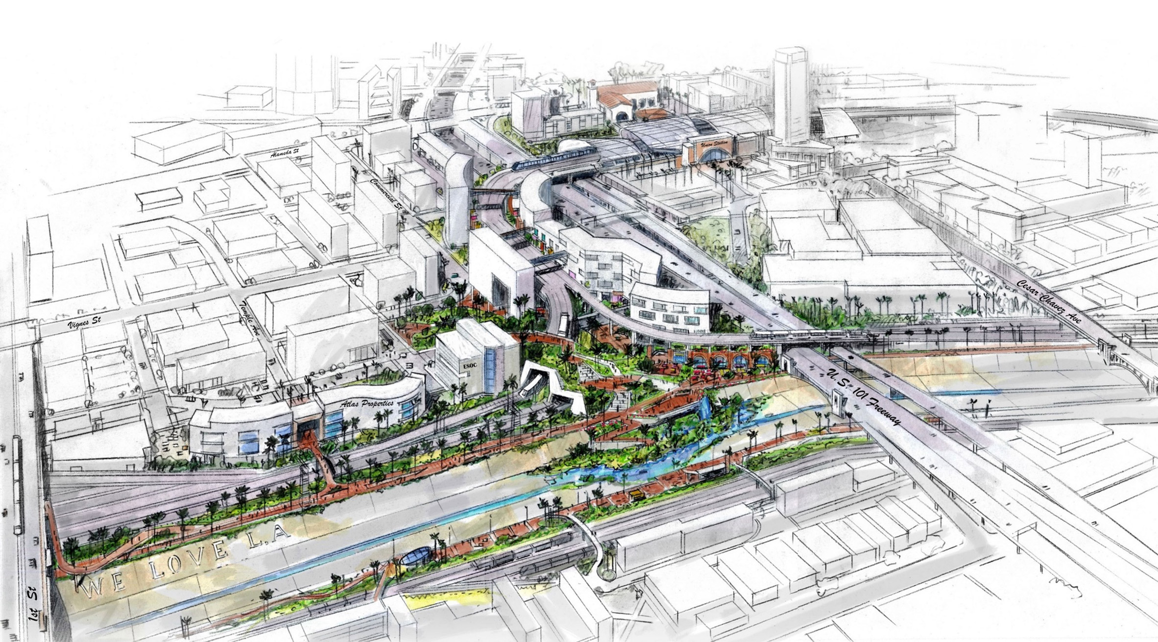 Architecture firms reimagine the Los Angeles River-11