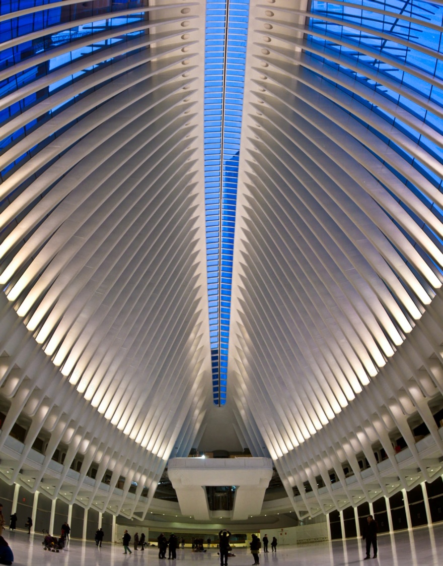 纽约世界贸易中心交通枢纽Oculus丨美国曼哈顿丨圣地亚哥·卡拉特拉瓦(Santiago Calatrava)-38