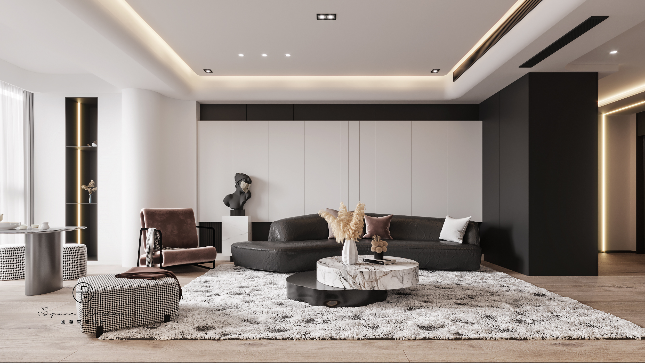 野蛮生长 · 现代极简风家居设计丨T·B 国际空间设计-13