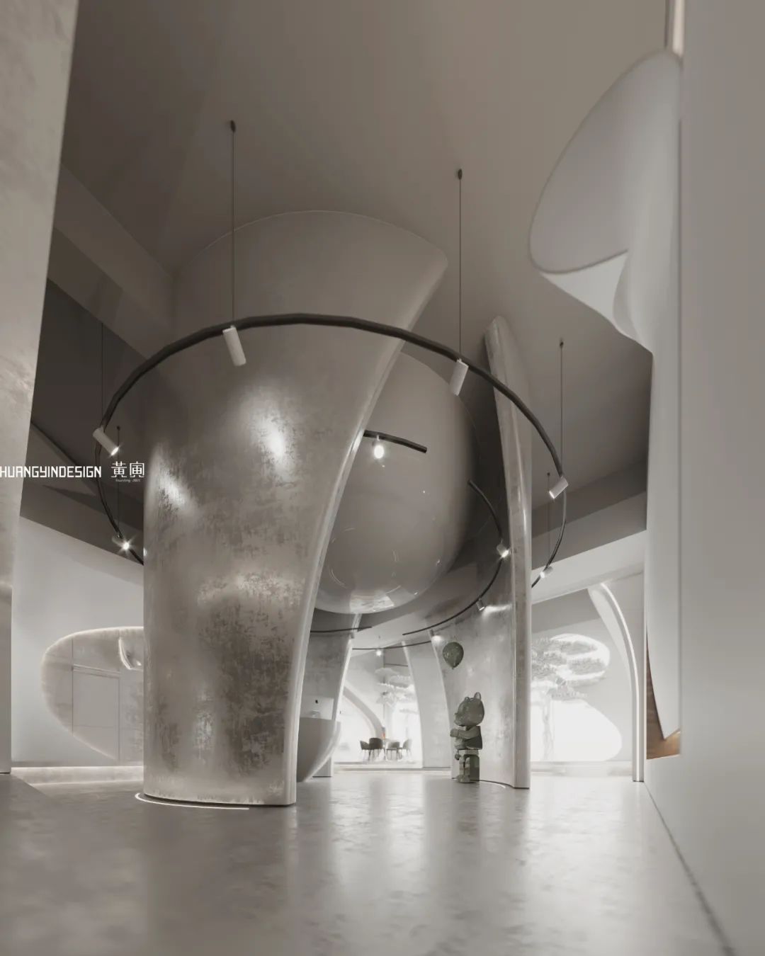 壹等艺国际涂料银泰展厅丨中国台州丨黄寅设计事务所-23