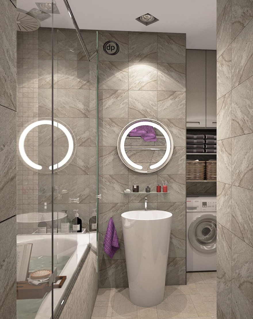 ЖК «Новое Тушино» 45平公寓室内设计丨俄罗斯莫斯科丨Diana-45