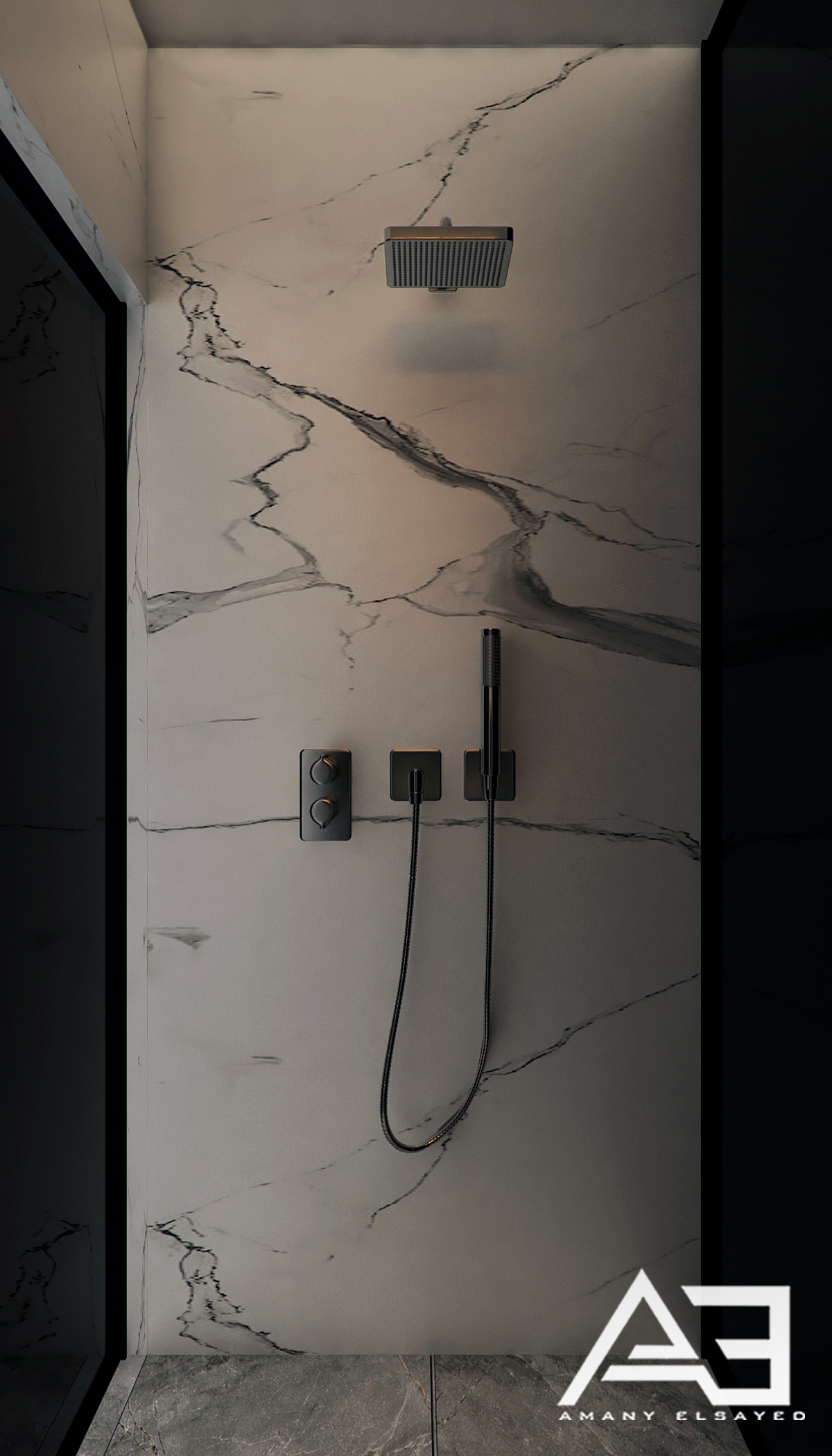 酒店套房设计丨沙特阿拉伯丨Amany ELsayed-11