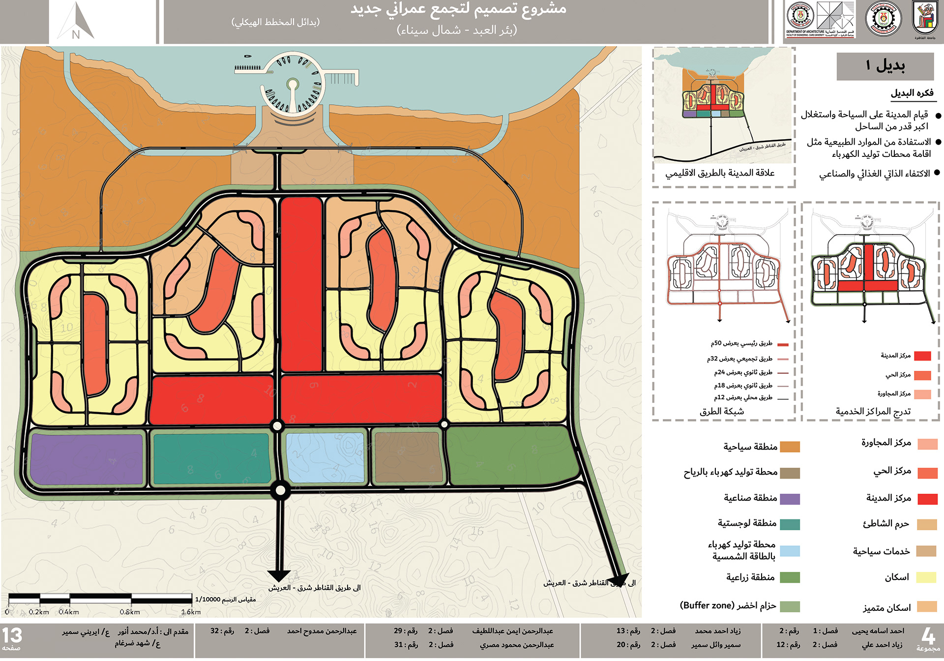 BIR EL ABD 城市规划丨开罗大学工程学院建筑系-19