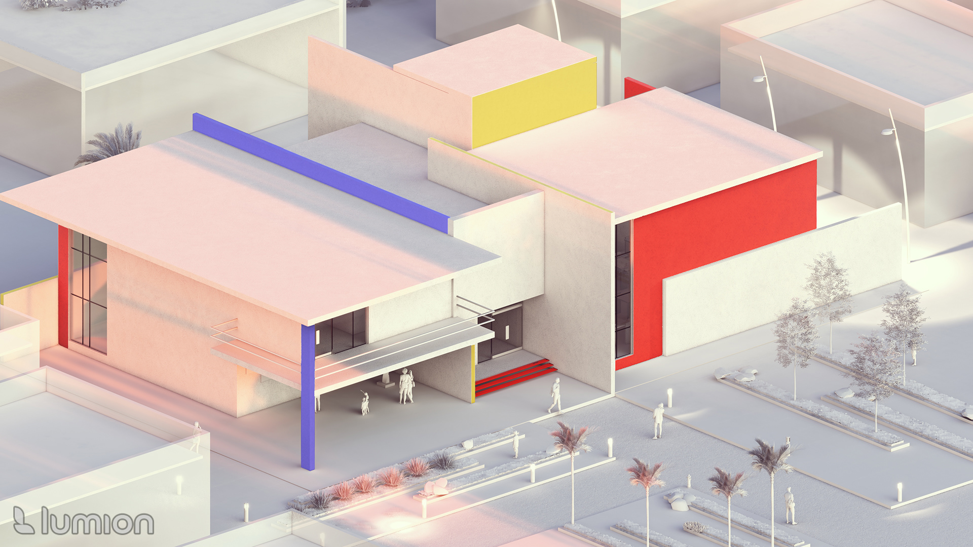 DE STIJL 风格设计工作室和演讲厅丨埃及开罗丨开罗大学工程学院建筑系-24