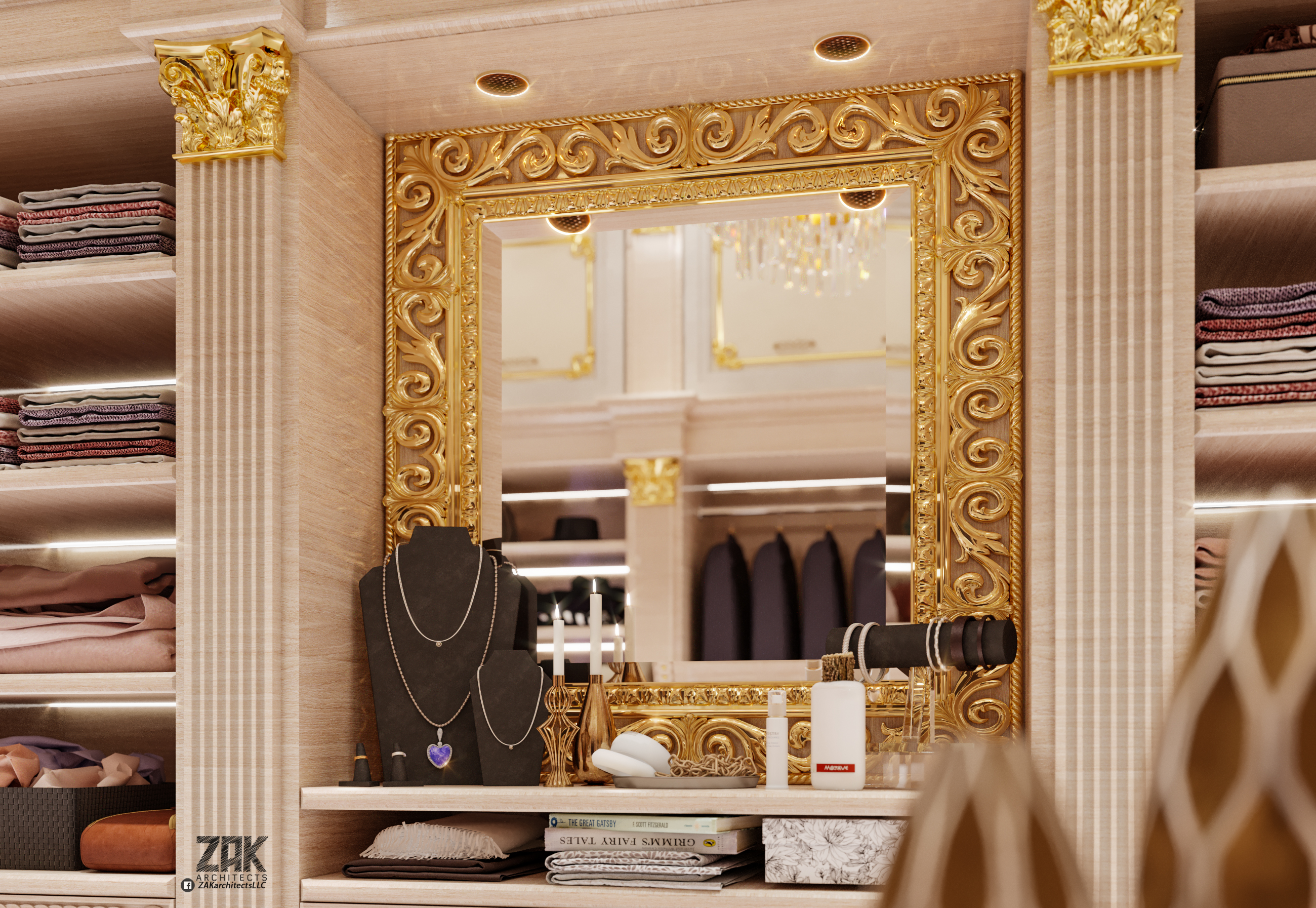 经典主卧室室内丨阿曼丨ZAK Architects-12