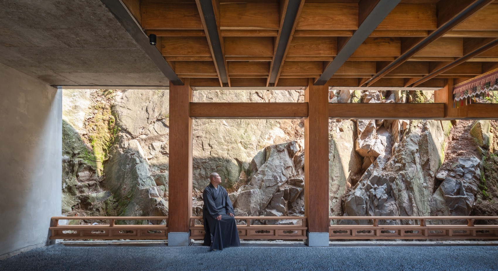 东方山佛教协会改造设计丨中国黄石丨反几建筑-43