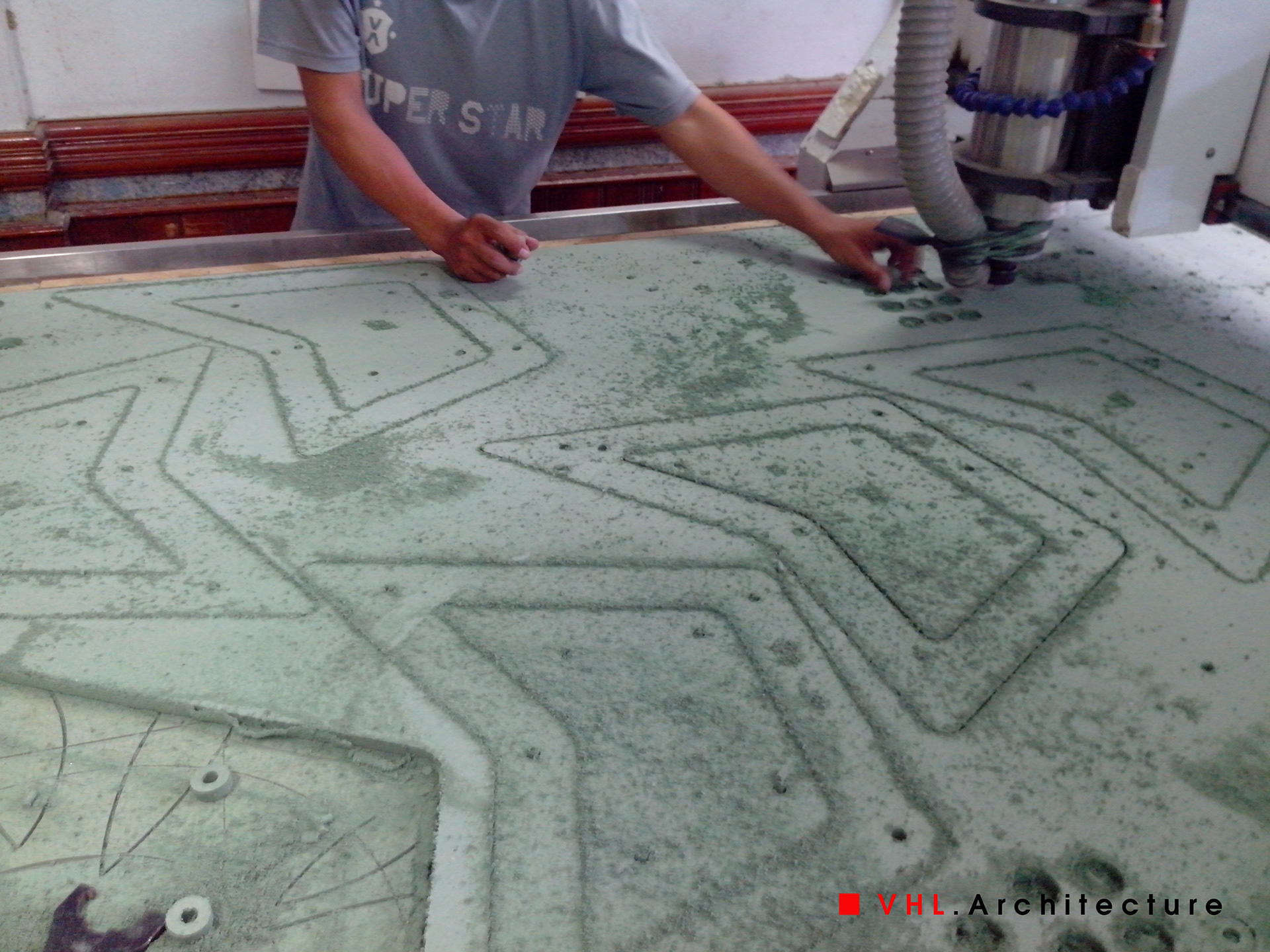 参数化长椅丨越南丨Vo Huu Linh Architects-11