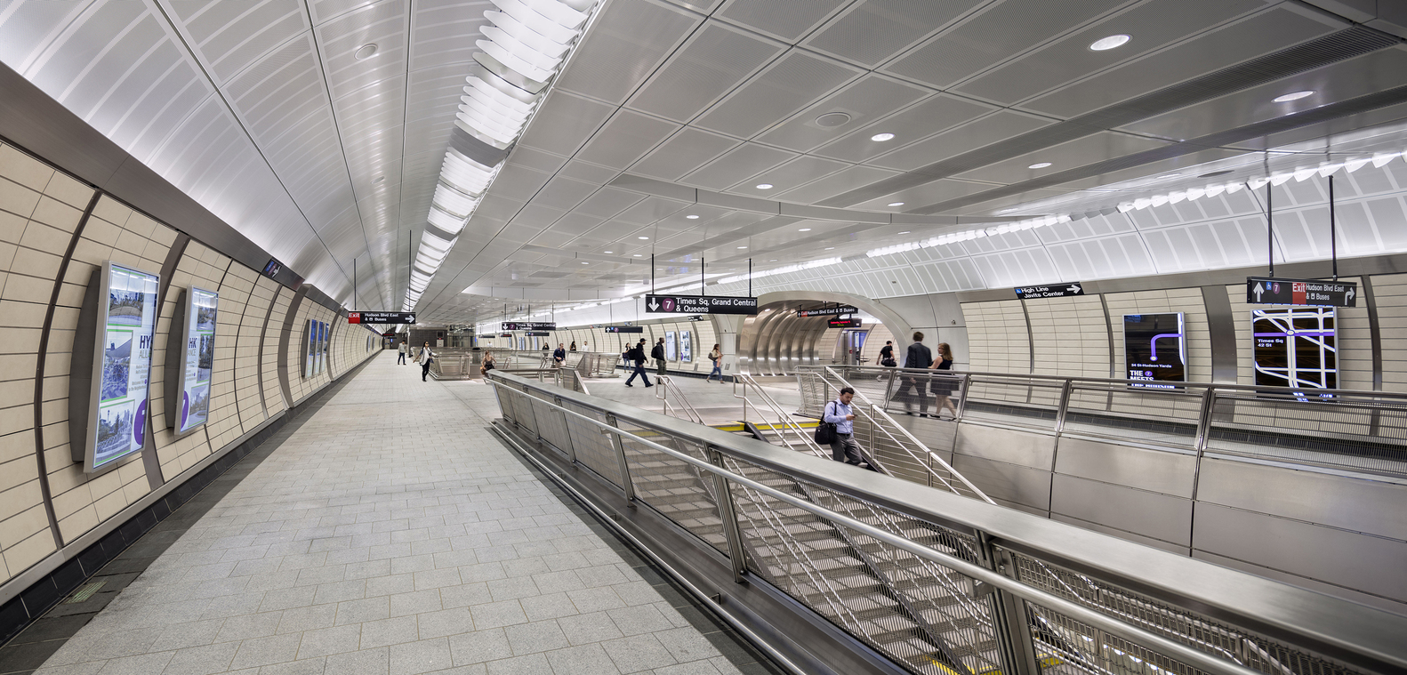 纽约 34 街哈德逊庭院地铁站 | 现代化交通设施的创新设计-37