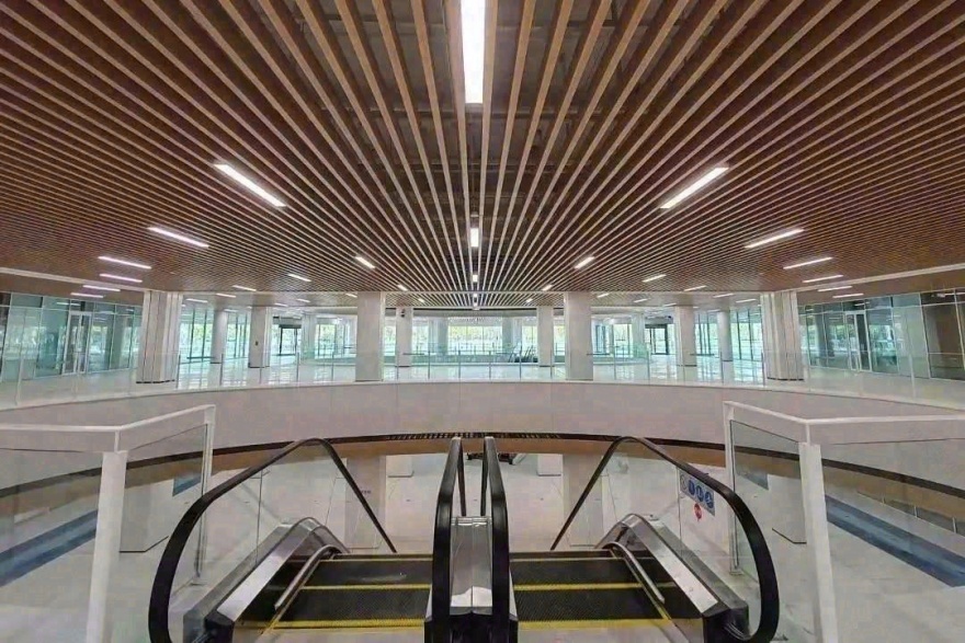 廊坊临空体育馆丨中国廊坊丨中建八局装饰-12