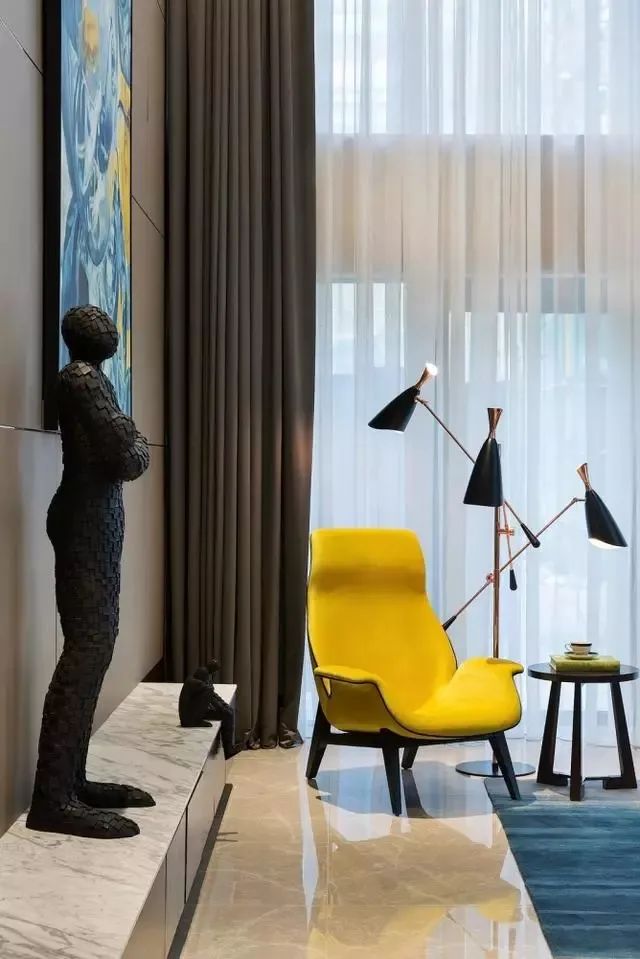 现代简约风打造 570 平米联排别墅生活空间-16