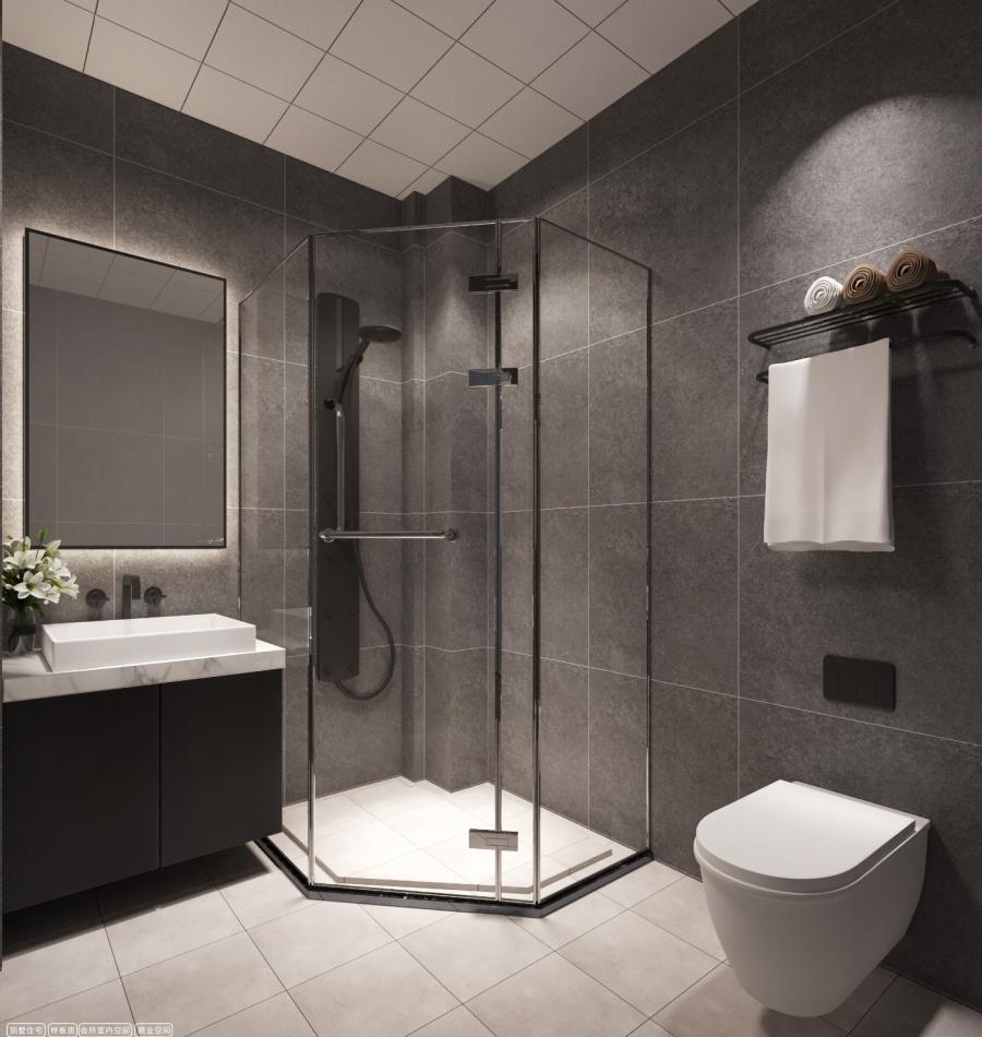 半日·现代简约,无主光源设计,个性斜顶,空间质感饱满-27