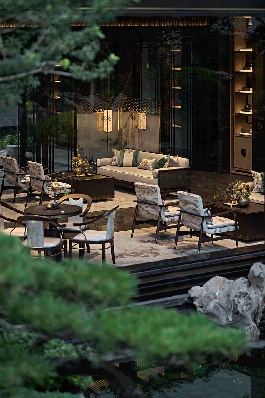 义乌建发佛堂江映月营销中心丨中国丨深圳市盘石室内设计有限公司-5