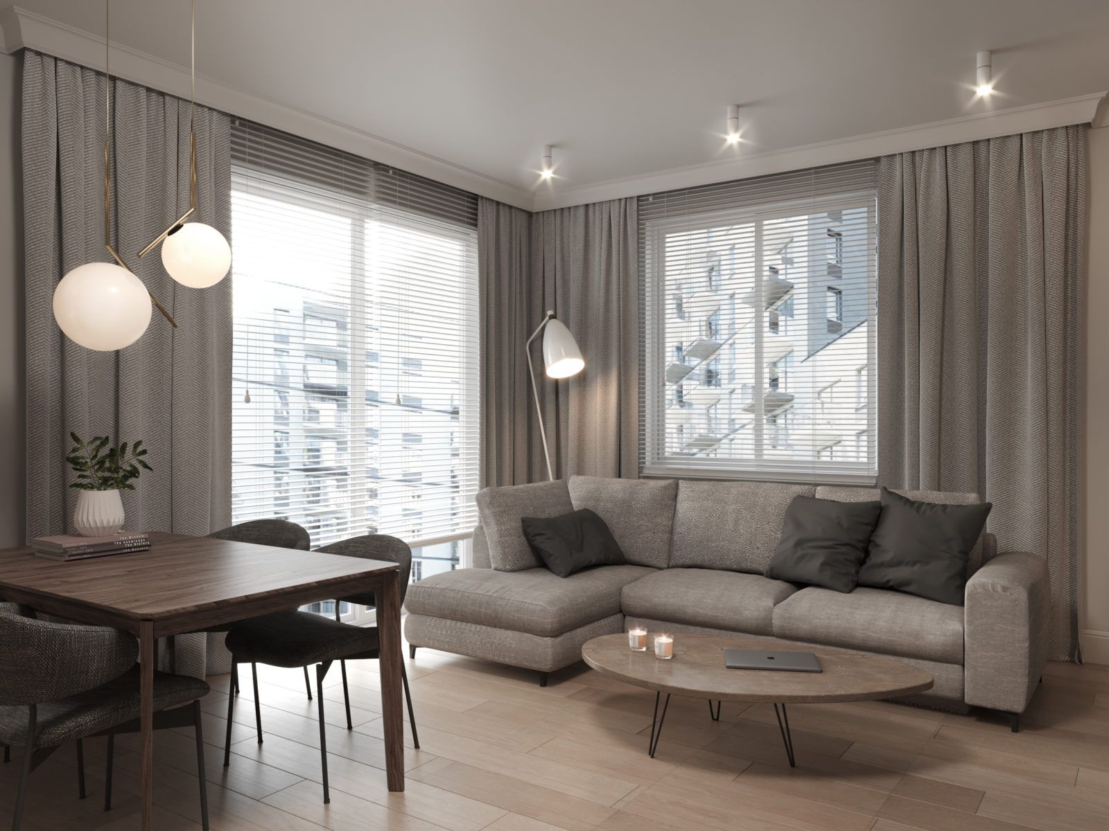 华沙带古典韵味的现代公寓室内布置丨波兰华沙丨Katarzyna Piotrowska-19