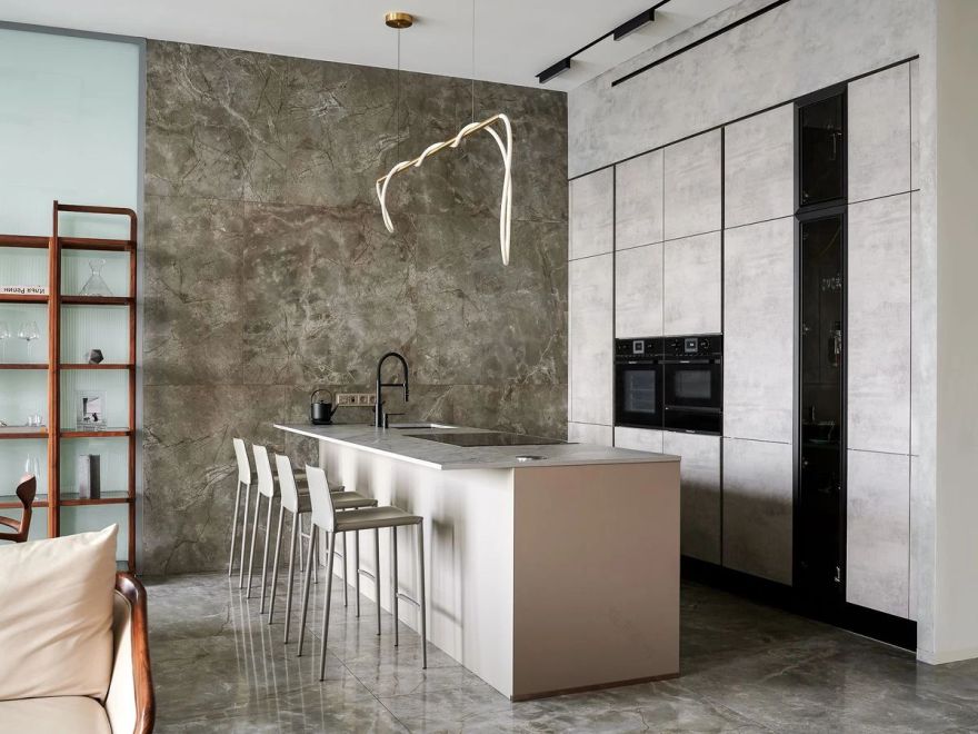 父女俩的 130㎡公寓设计丨Anastasia Senko-12