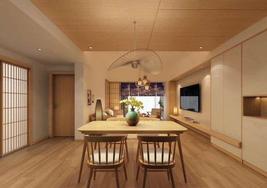 现代简约家居,自然原木营造温馨生活-11