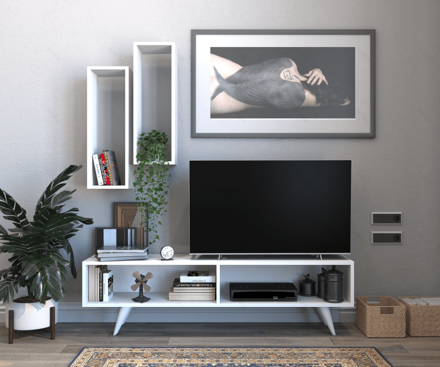 T·V Unit 设计丨Home Decor(Belal),Hazem M. Badawy-9