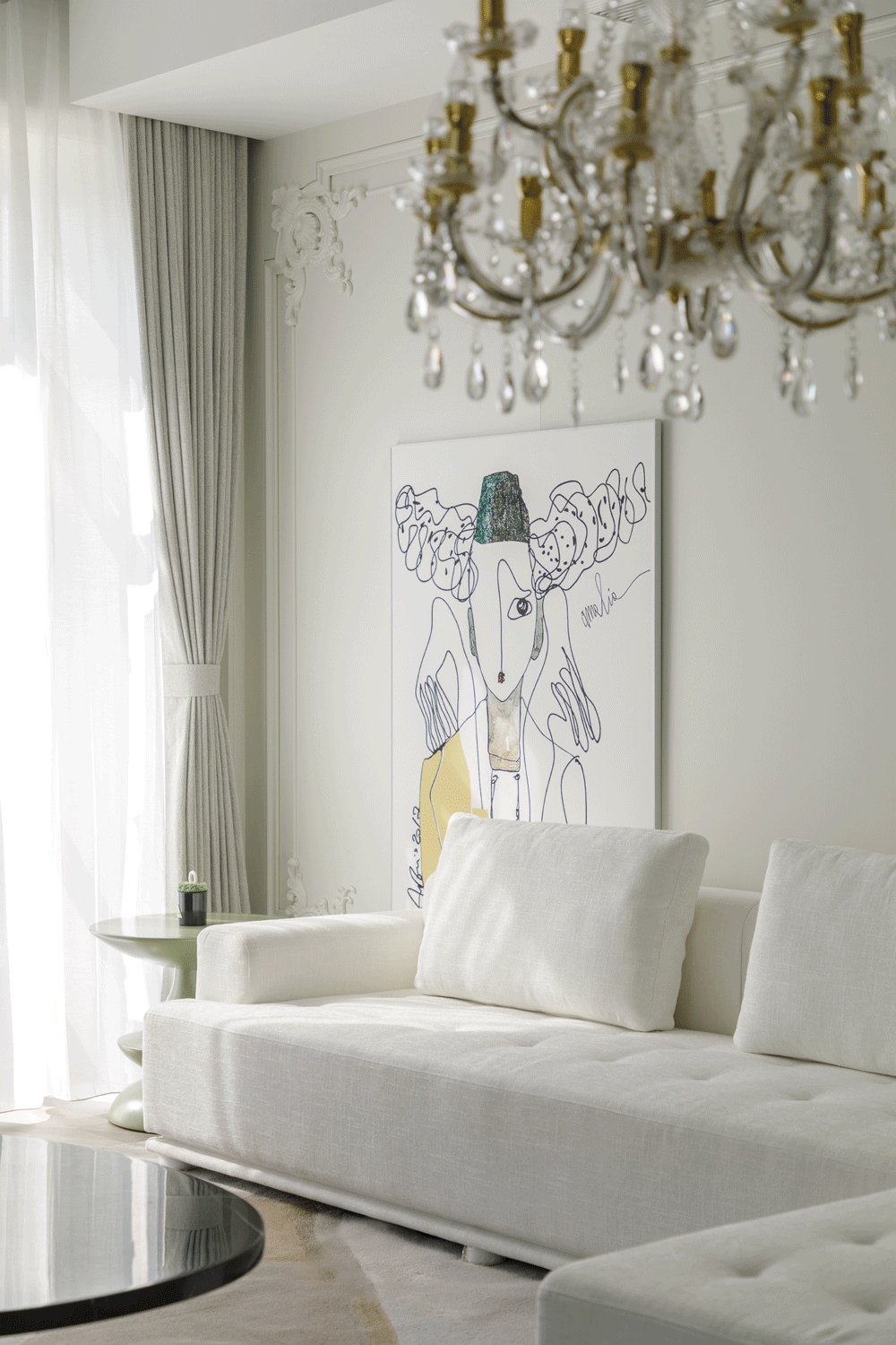 宁波 90 后夫妻 300㎡混搭古典婚房设计丨中国宁波丨杭州拾间系空间设计-14