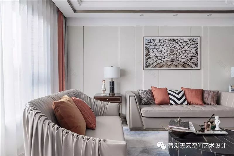 《流金岁月》 | 东方内敛遇西方浪漫,打造 210㎡尊贵空间-19