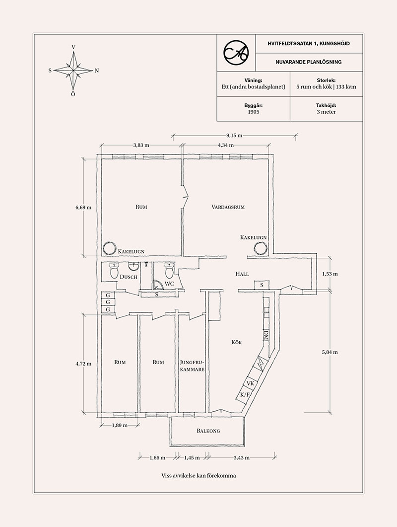 格特堡优雅斯堪的纳维亚公寓-39