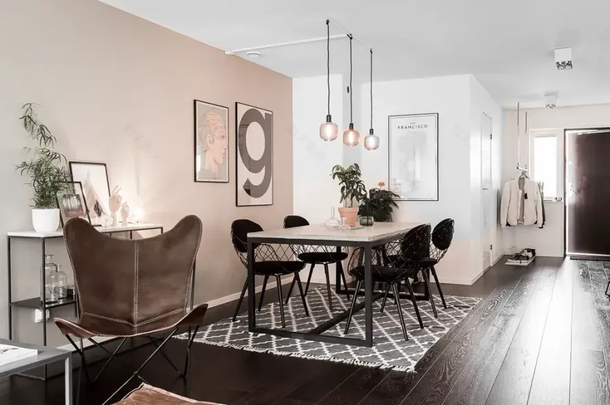 蓝调水泥公寓,打造温馨舒适家居空间-17