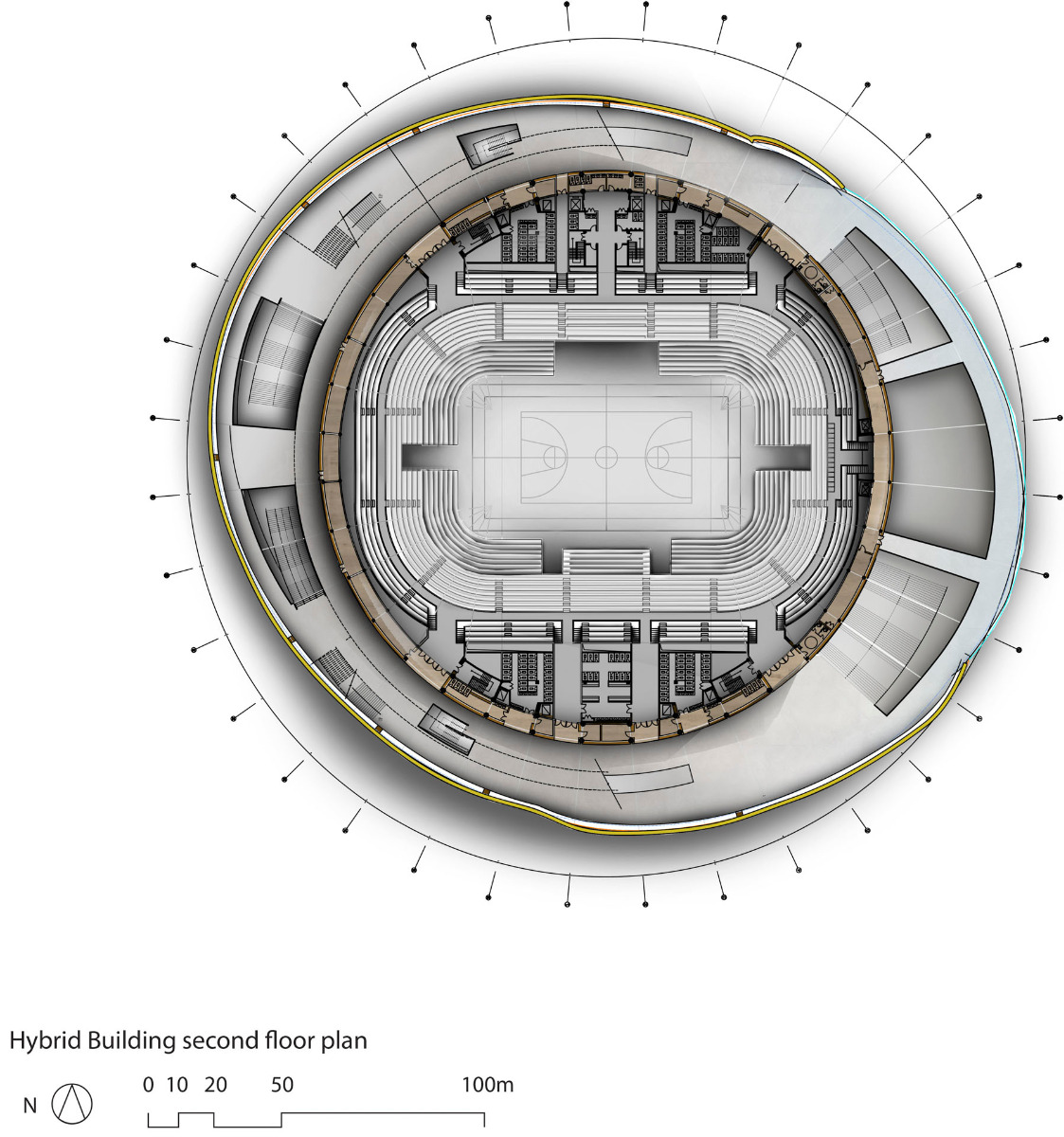 杭州Hybrid Stadium丨中国杭州丨纽约Archi  Tectonics-39