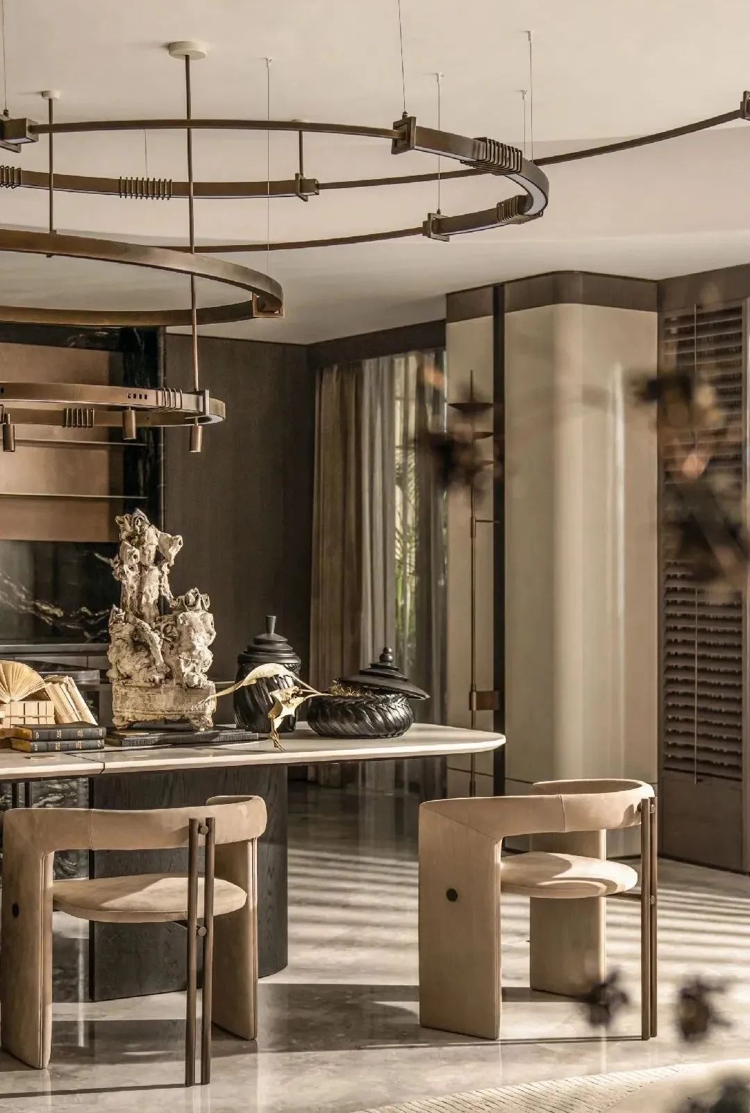 东方湖居设计豪宅样板间丨WSD世尊设计-19