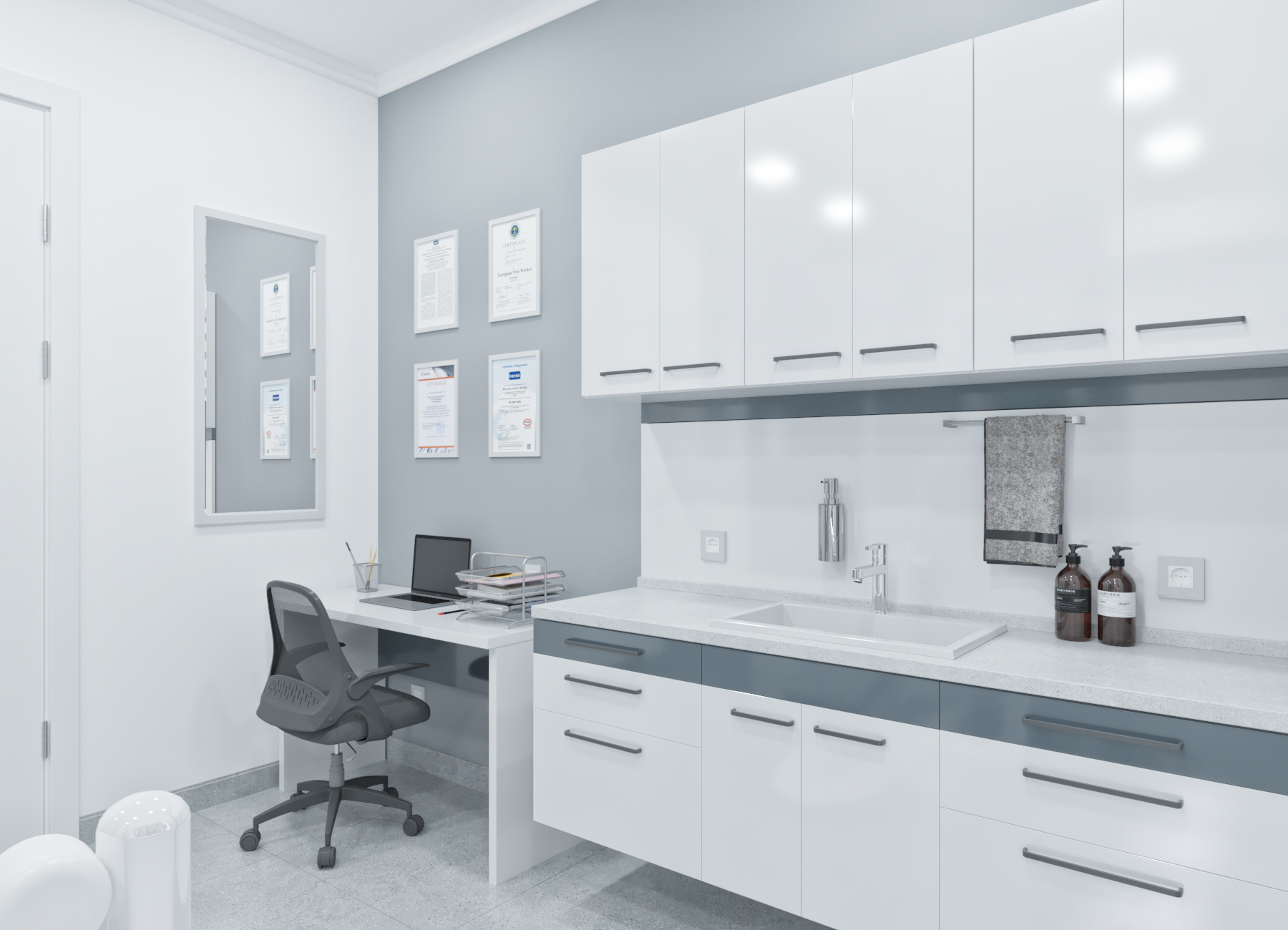 Dental Clinic - dental clinic interior design-17