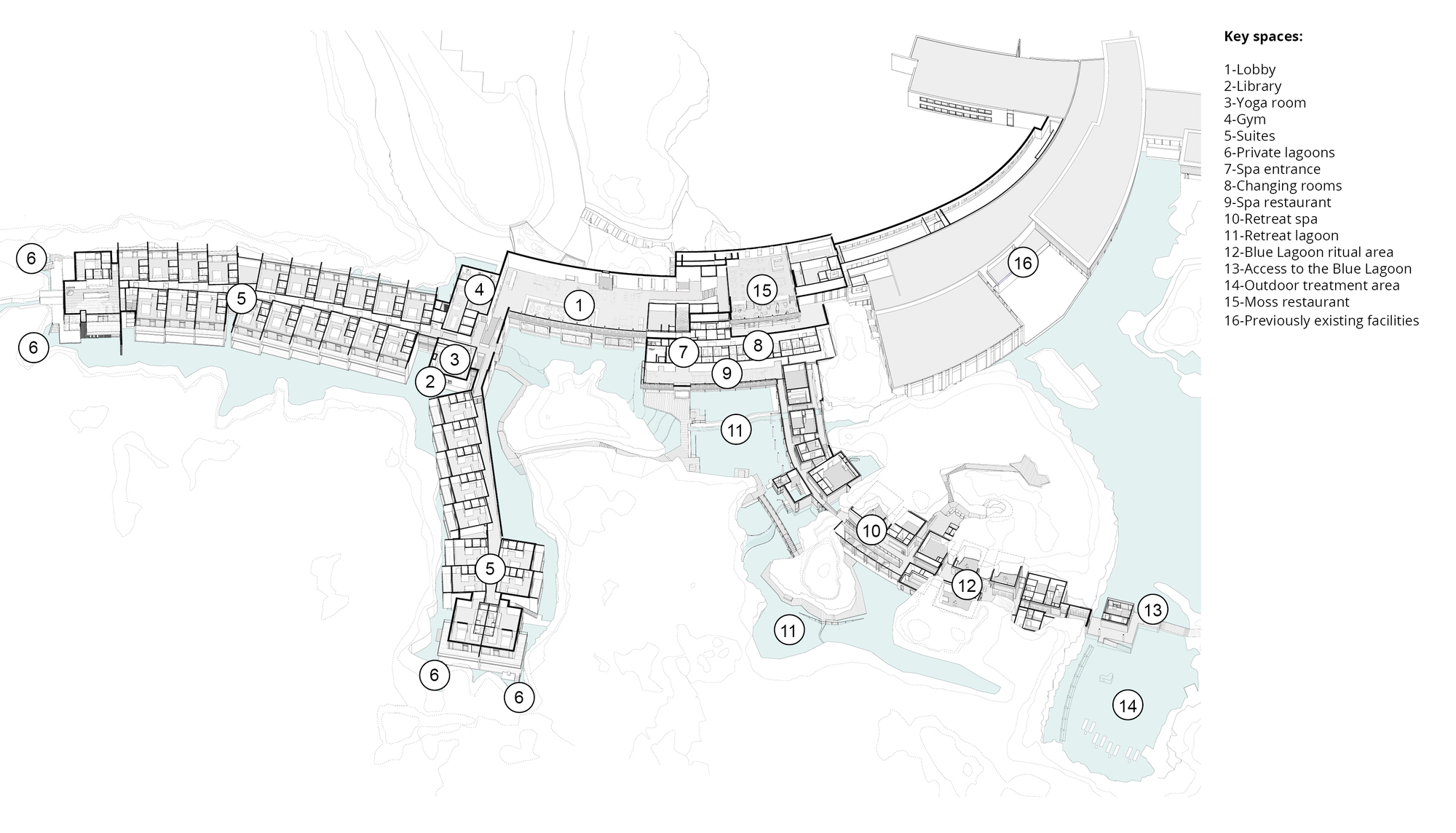蓝色泻湖度假酒店丨BASALT Architects-53