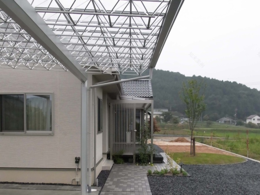 平屋建て和風モダン住宅の新築外構-28