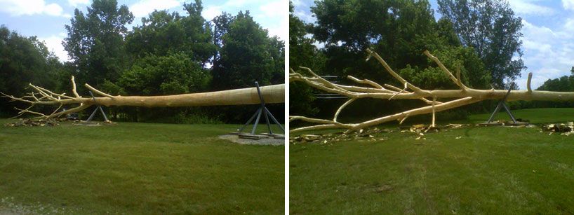 金丝楠木打造的艺术空间·Chop Stick 公园公共休息室-21