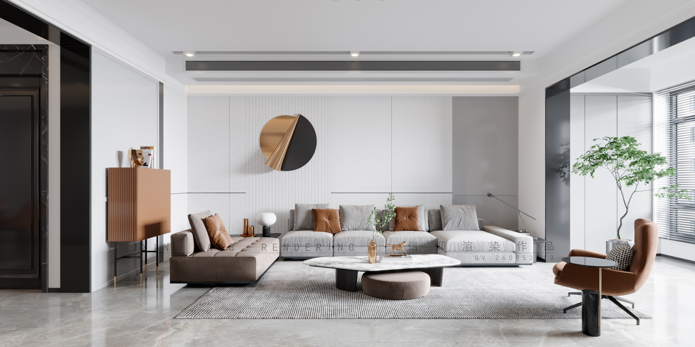 现代简约公寓设计丨知名设计师-5