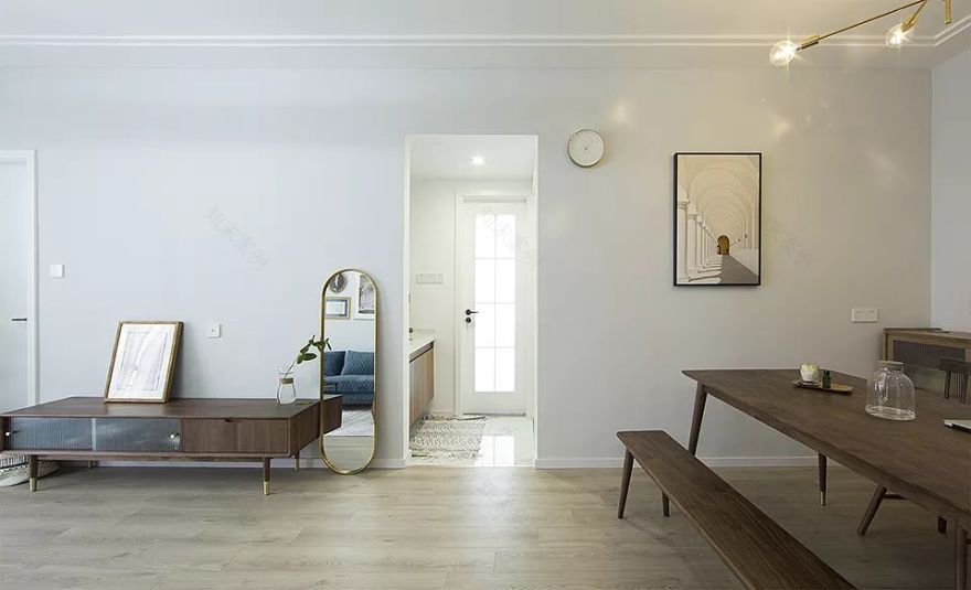 87㎡北欧轻奢优雅住宅,复古调的华丽稳重-24