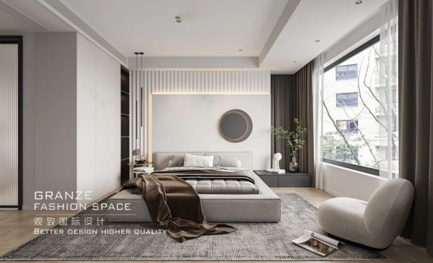 金地中心现代简约大宅丨中国淮安丨观致国际设计-35