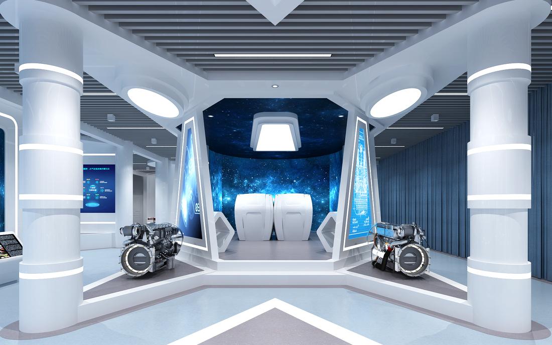 
工大航空学院展厅设计 -12