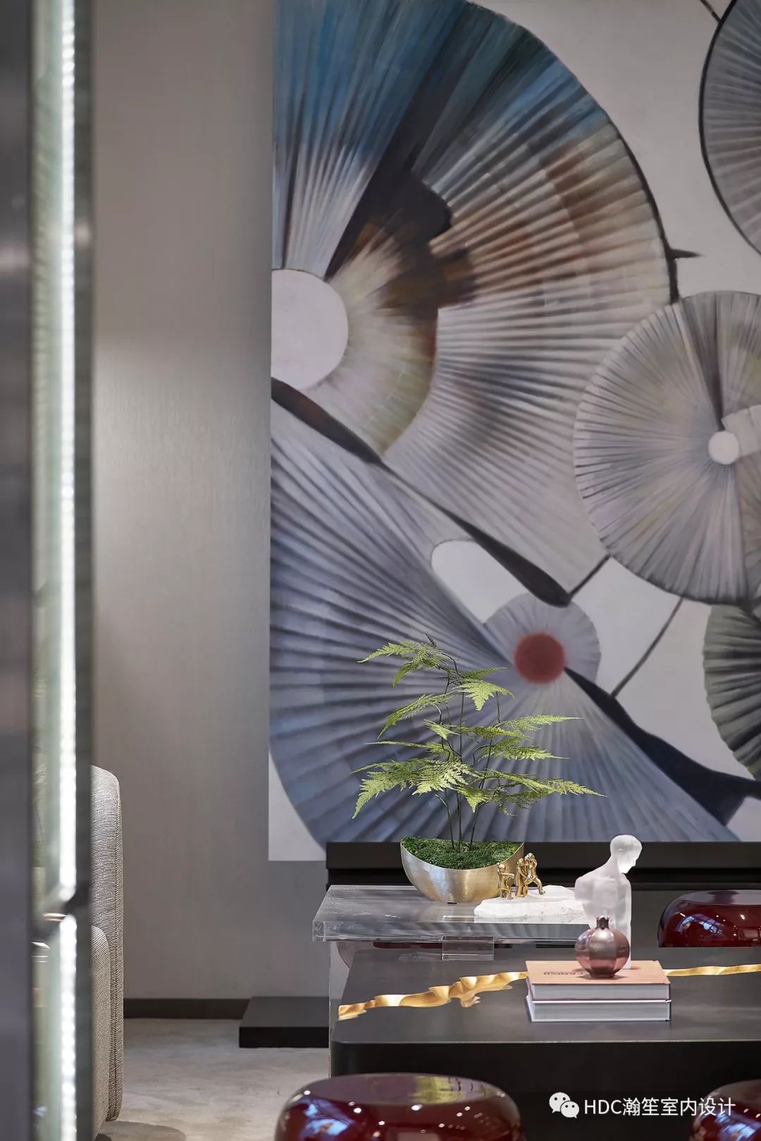 重庆洺悦国际售楼中心 | 轻奢中式，原创艺术设计-43