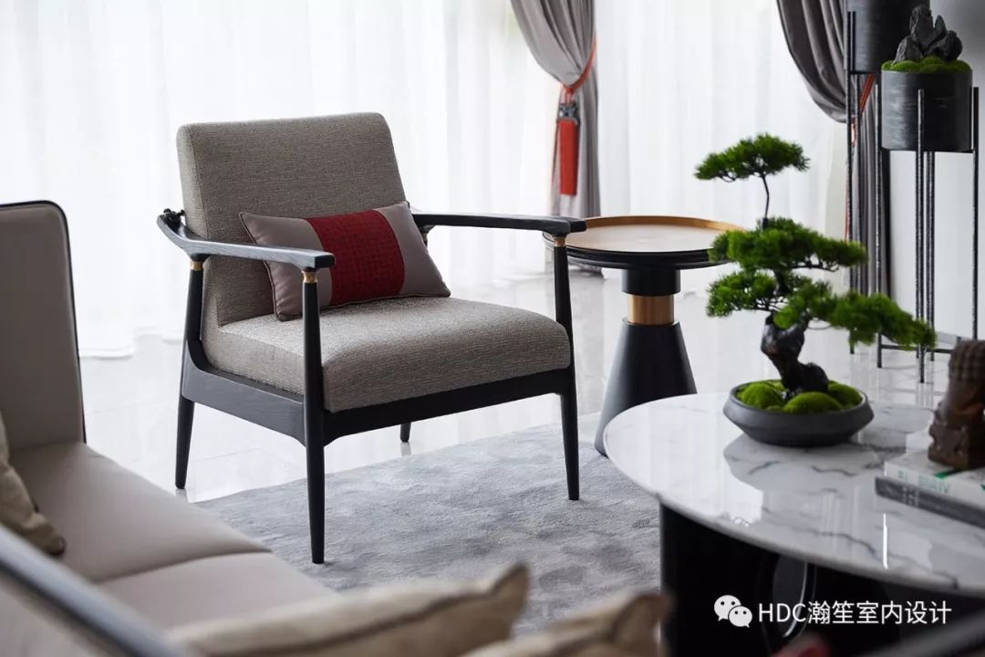 现代中式金泰地产中央星座样板房 | 古韵悠然，雅致禅意-17