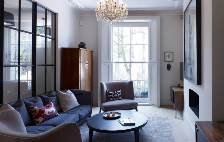 伦敦诺丁山现代家居，Stiff + Trevillion 打造全景采光空间-1