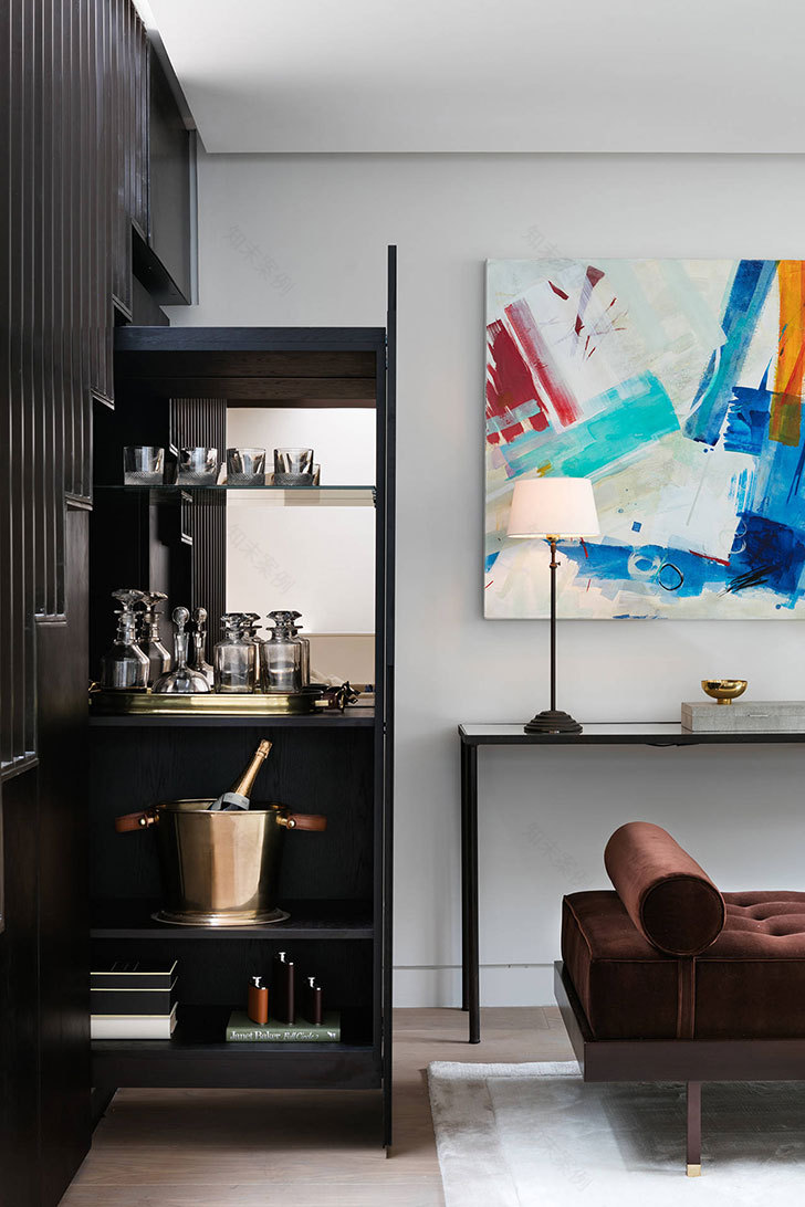 伦敦现代简约风格联排别墅-27