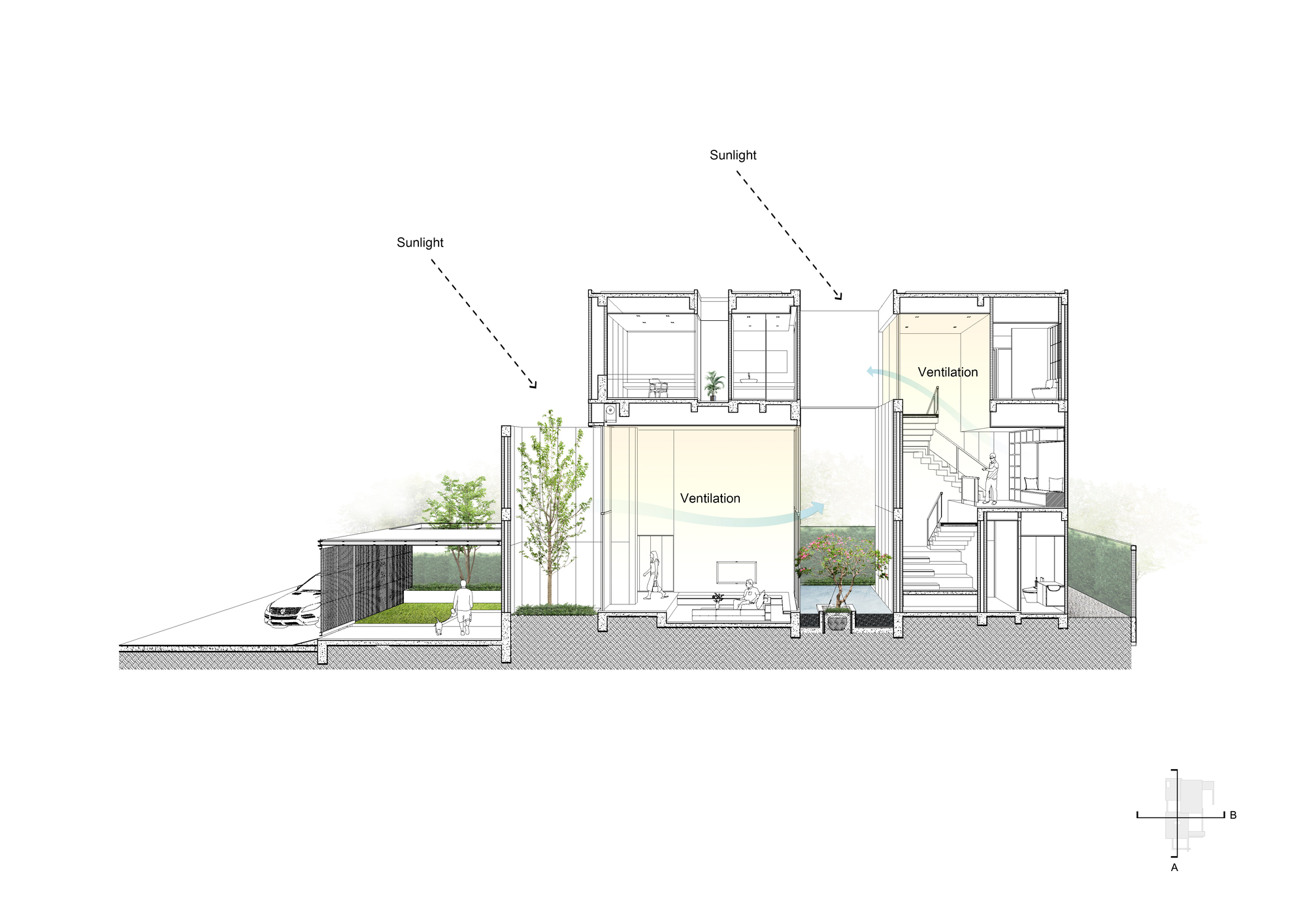 Mit Chit House丨泰国曼谷丨Looklen Architects-16
