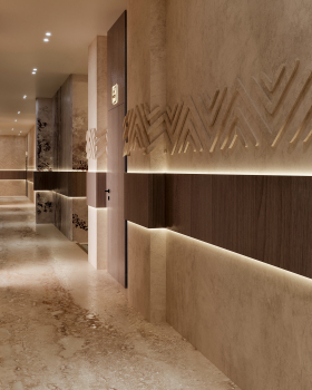 Wabi  sabi spa走廊