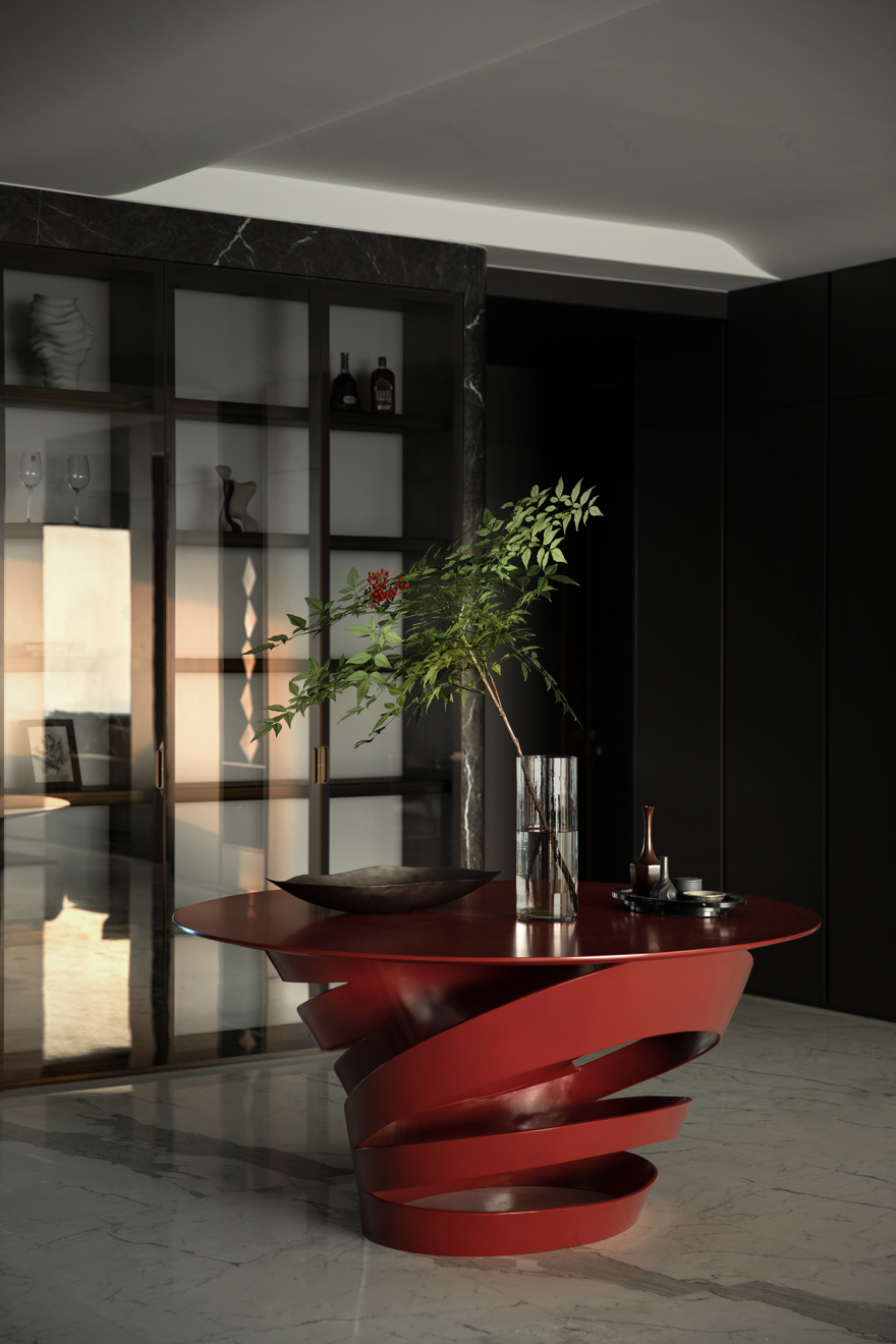 湖景大平层丨中国绍兴丨钱瀚设计团队,常青陈设-15