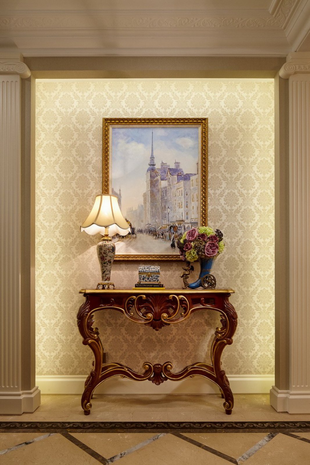 古典与现代融合的洛可可宅  Pin Design致品空间-8