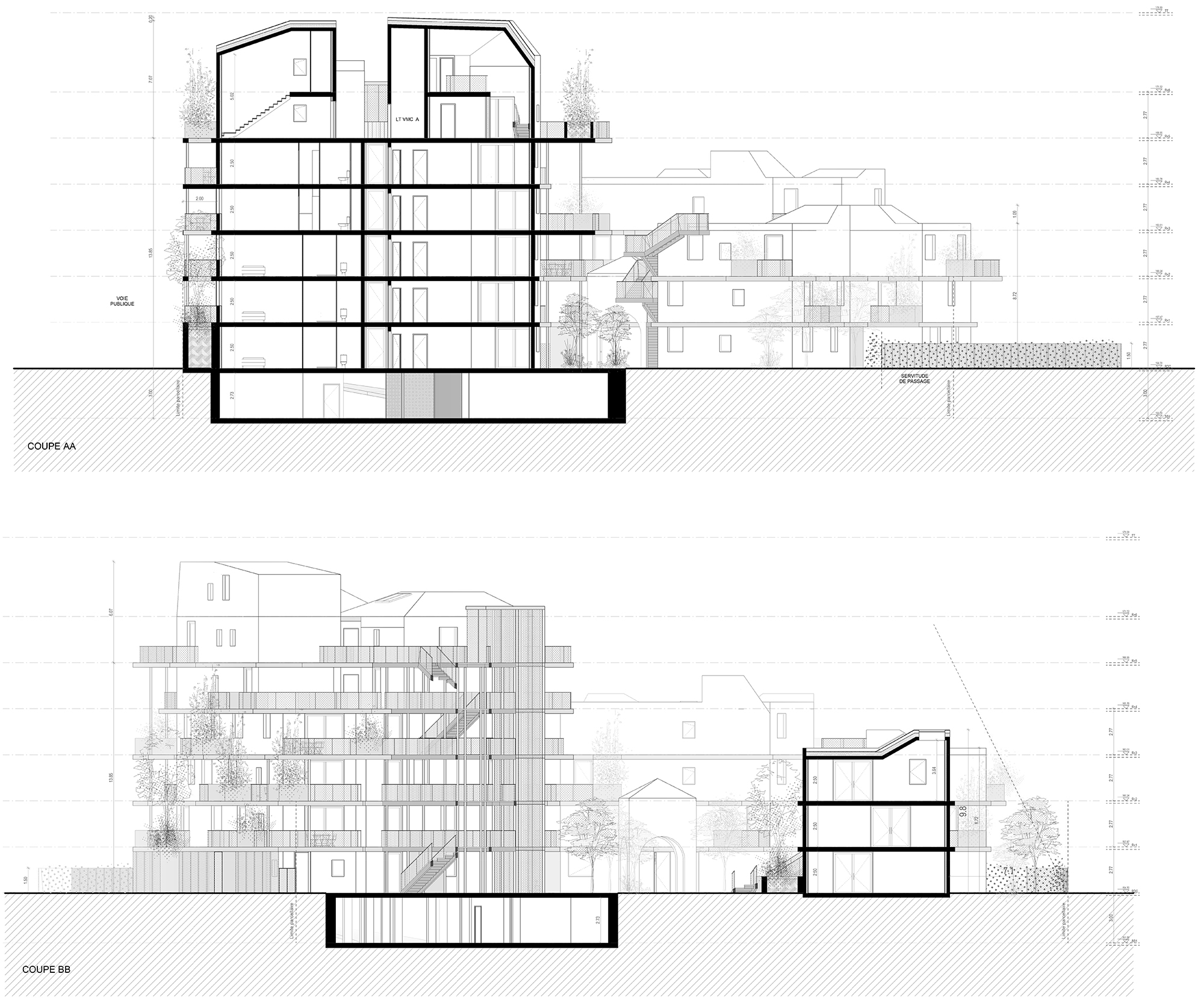 Toulouse ZAC SaintMartin 住宅楼丨法国图卢兹丨Aldric Beckmann Architectes-58