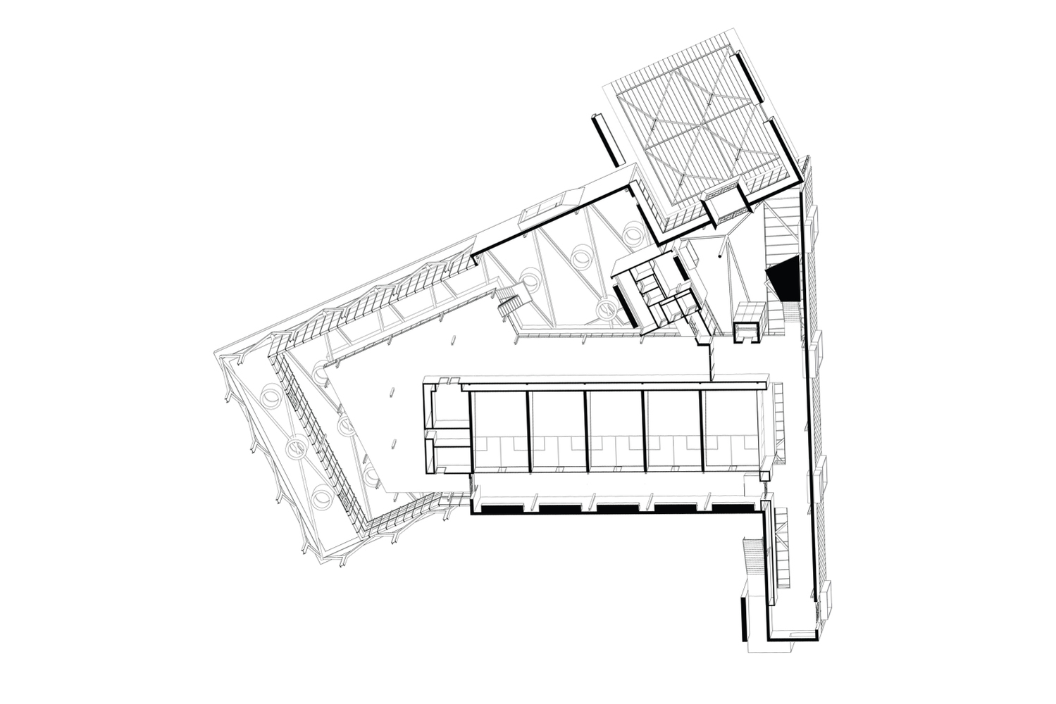 狄金森学院 Kline 中心 · 对立互补的建筑设计-44