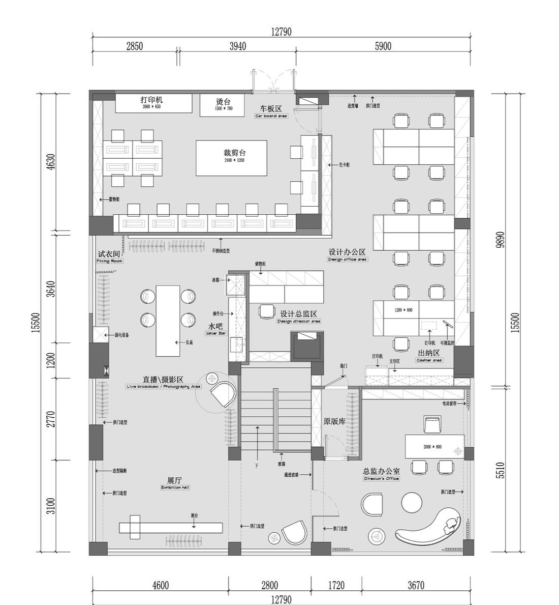 简约现代办公空间设计-0