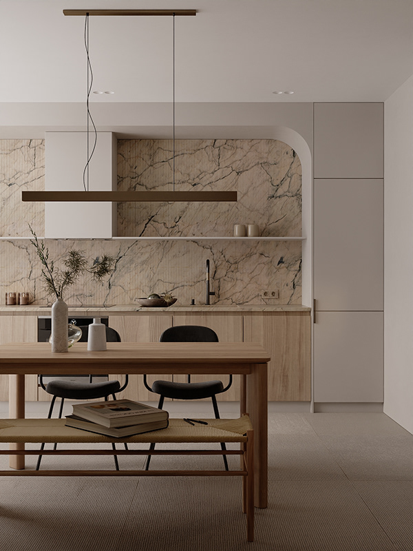 96.61㎡简约风公寓设计 回归家的质朴与纯粹            
            -19