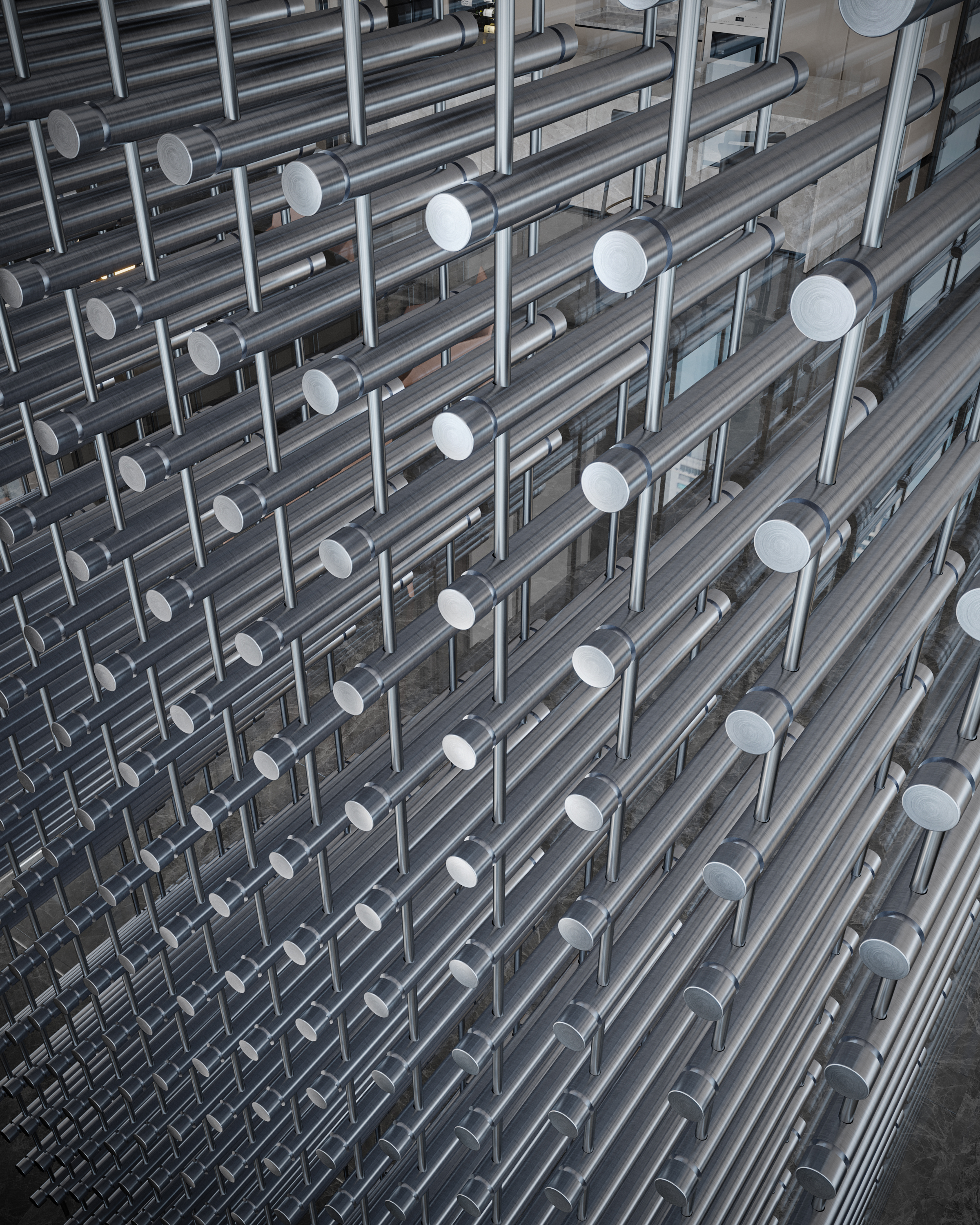 现代风格大平层家装效果丨冈舍效果图表现-11